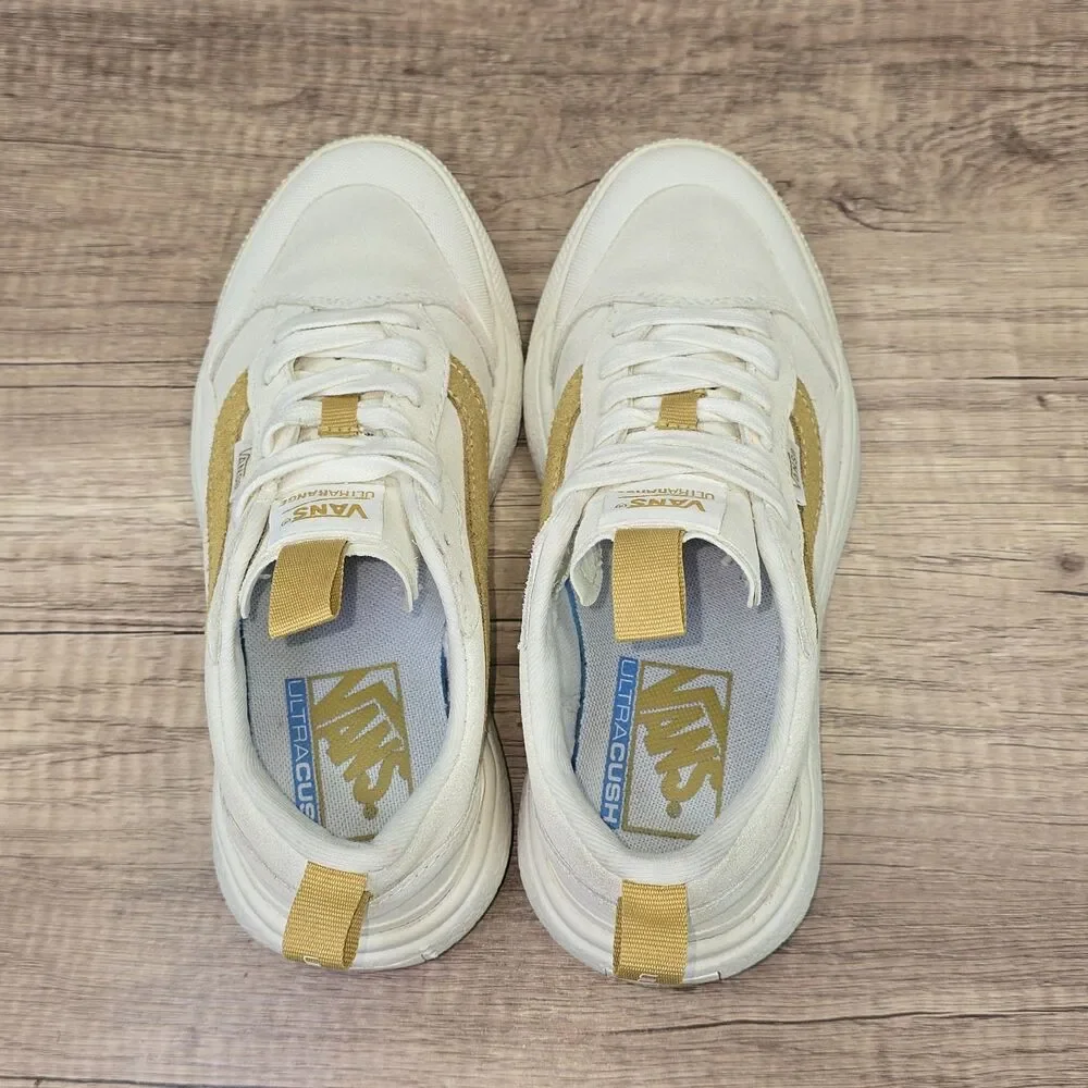 VANS UltraRange EXO SE Women's Size 5 Marshmallow Tan Suede Sneakers (721356)